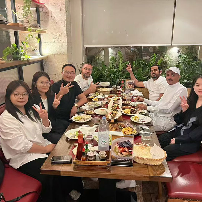 DINNER WITH OUR CUSTOMERS